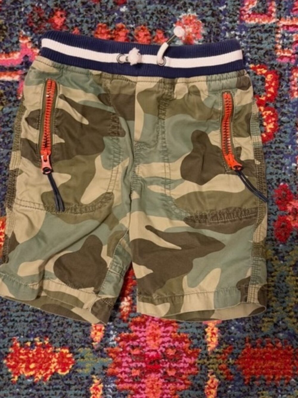 Mini Boden 4Y Shorts - Camouflage